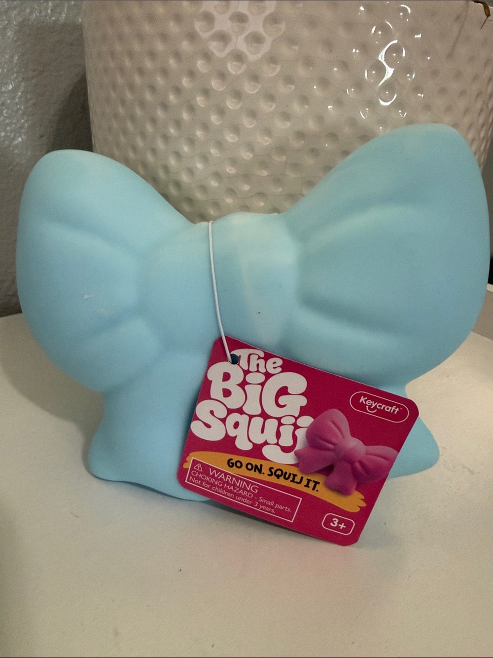 Keycraft Big Squij Blue Bow